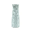 Creative plastic vases, ceramic imitation flower arrangement containers, Nordic color imitation rattan weaving vases, Nordic color PE vases Application Scenario